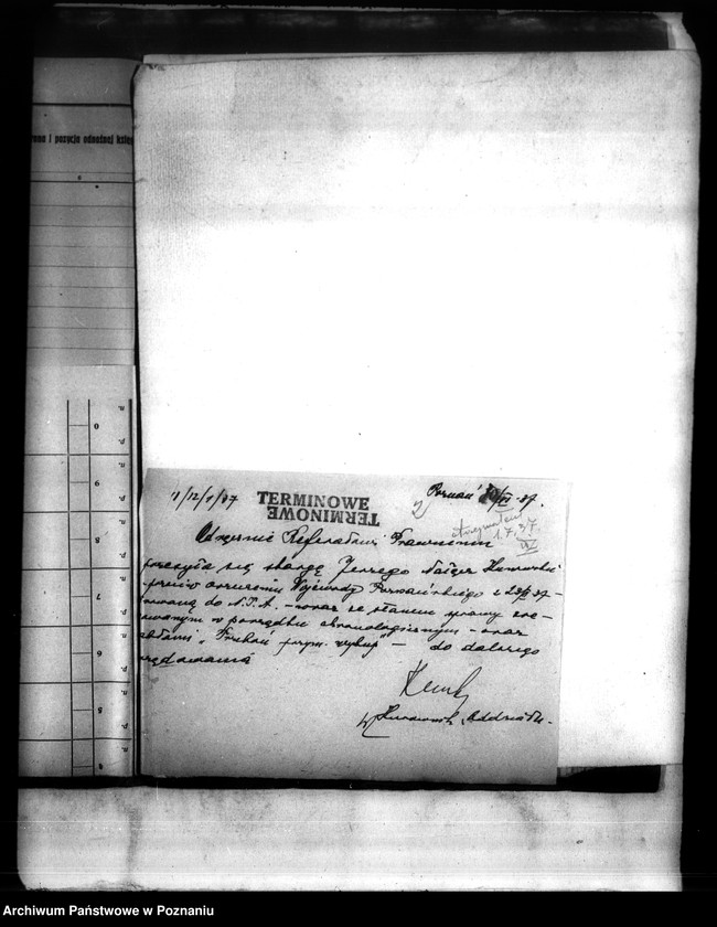 Obraz 8 z jednostki "Jerzy Nałęcz-Kunowski z Łobżenicy, skarga do NTA na orzeczenie Urzędu Wojewódzkiego z dnia 23,II,37 w sprawie przymusowego wykupu"