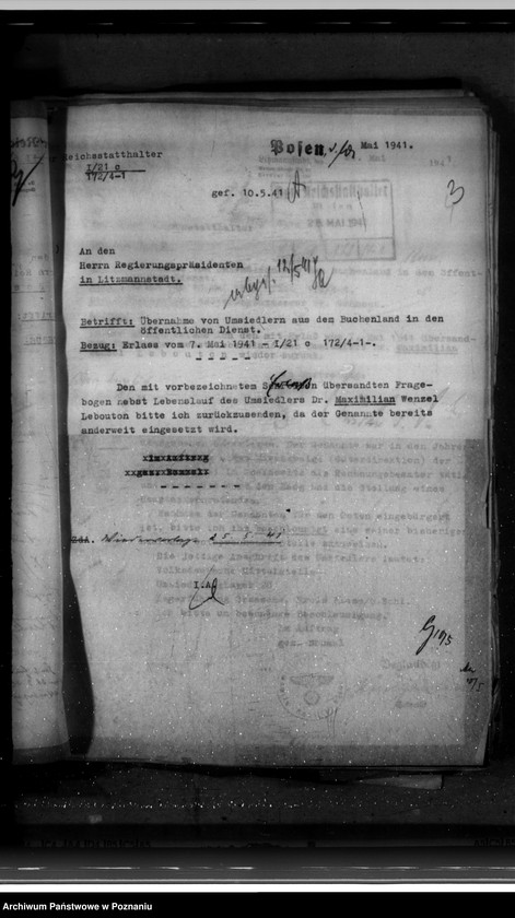 Obraz 9 z jednostki "Übernahme der Rückwanderer in den öffentlichen Dienst"