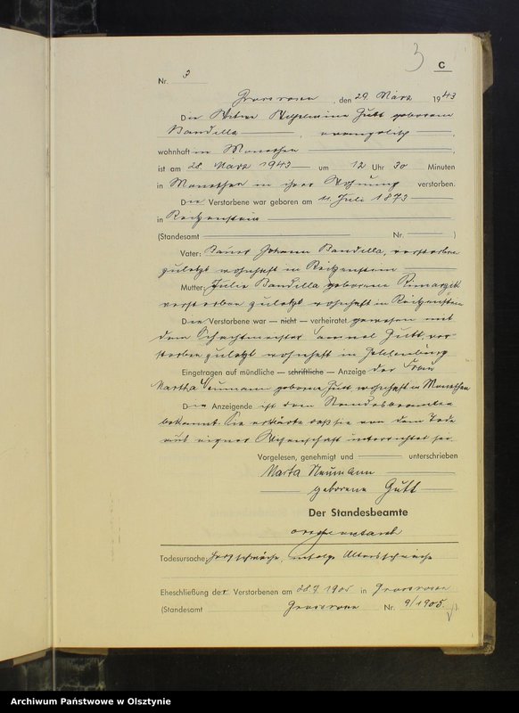 image.from.unit.number "Sterbebuch Nr 1 - 39,1 - 26 i 1"