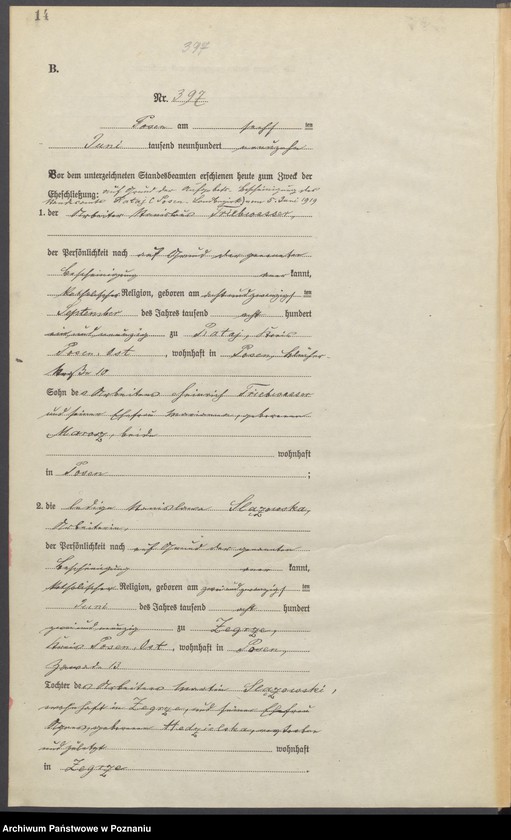 image.from.unit.number "Księga miejscowa małżeństw tom III [Rejestr główny małżeństw]"