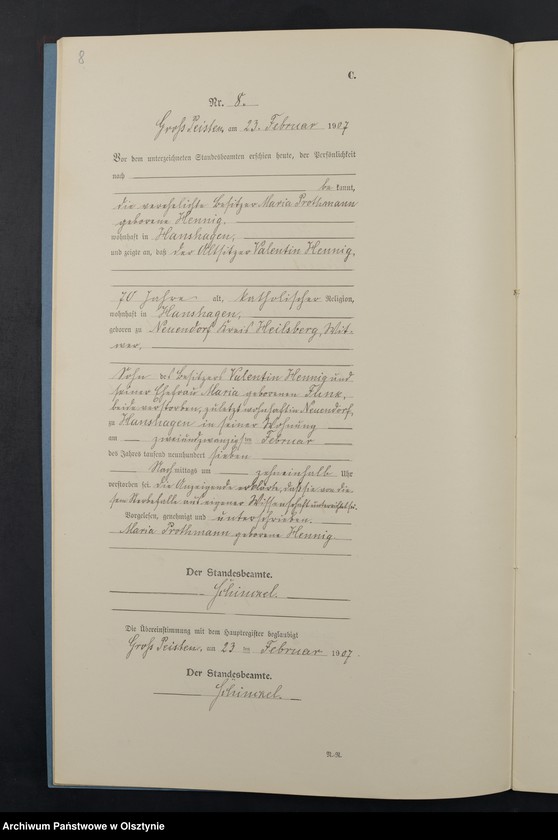 image.from.unit.number "Sterbe-Neben-Register Nr 1 - 29"