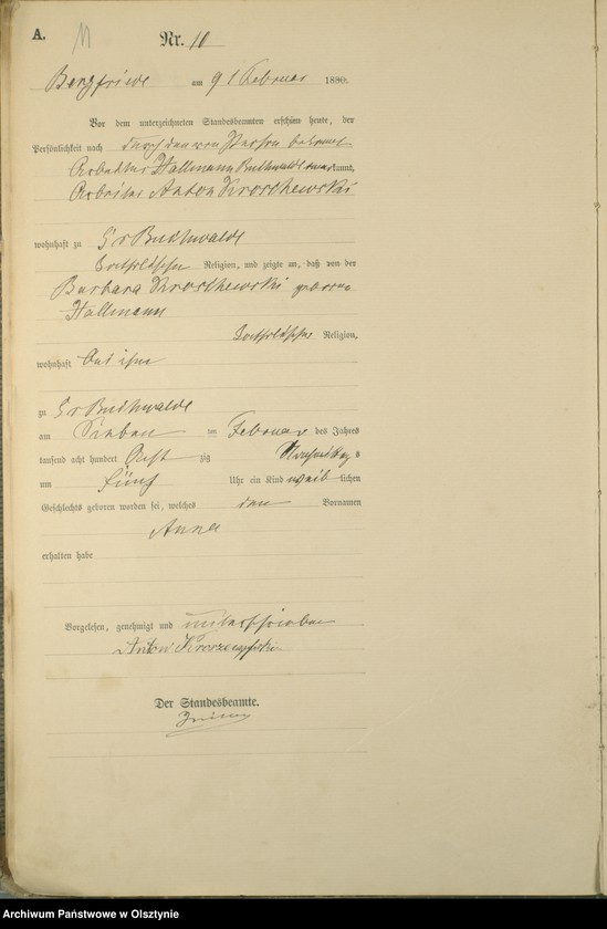 image.from.unit.number "Geburts-Haupt-Register Nr 1 - 86"