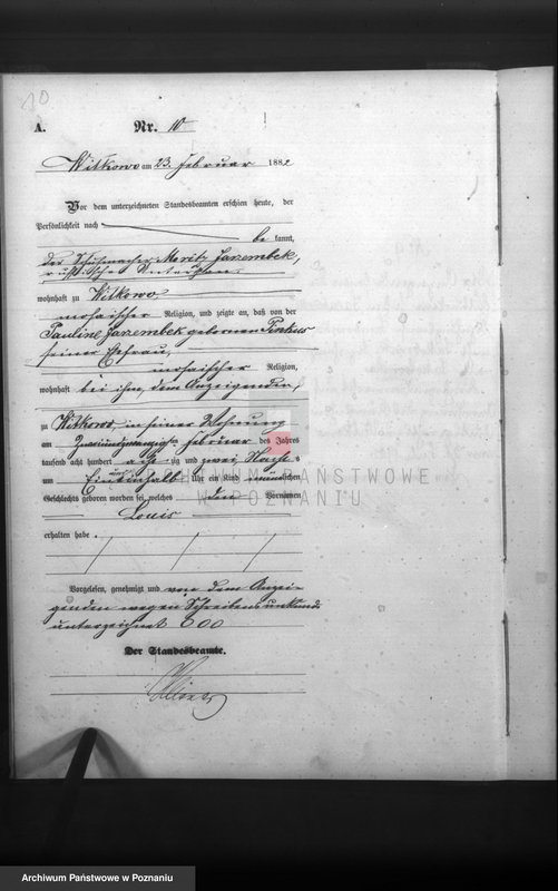 Obraz 12 z jednostki "Księga urodzeń"