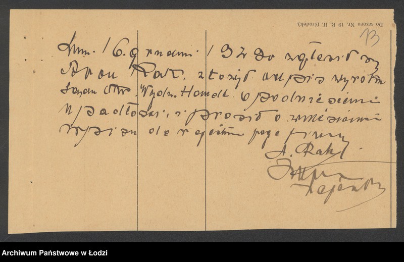 Obraz 15 z jednostki "Aron Rak- sprzedaż cukierków, czekolady i towarów kolonialnych"