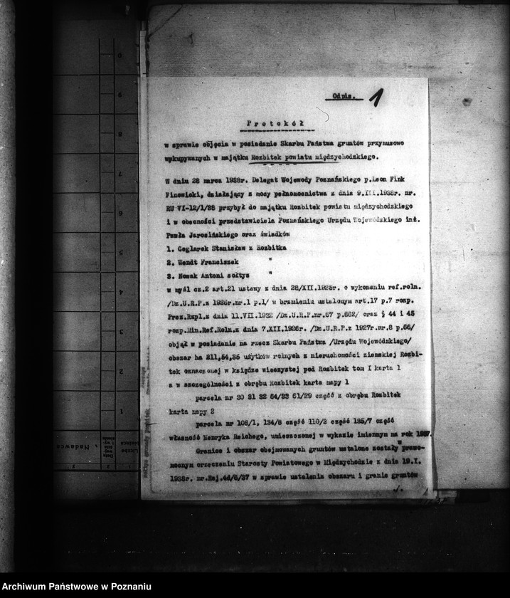 Obraz 5 z jednostki "Odprawy z art. 44 ustawy o wykonaniu reformy rolnej dla byłej służby folwarcznej z przymusowego wykupu części majątku Prusim-Rozbitek powiatu międzychodzkiego"