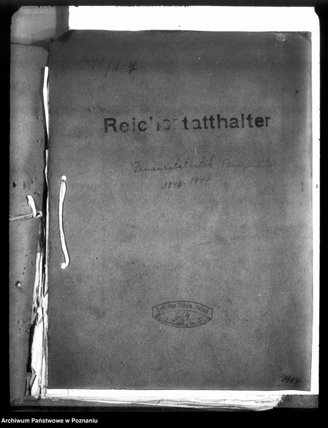 Obraz 4 z jednostki "Finanzstatistik (korespondencja)"