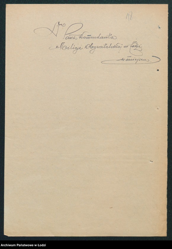 Obraz 20 z jednostki "[Akta VII Komisariatu Milicji Obywatelskiej -protokoły zajść, aresztowań i kradzieży]"