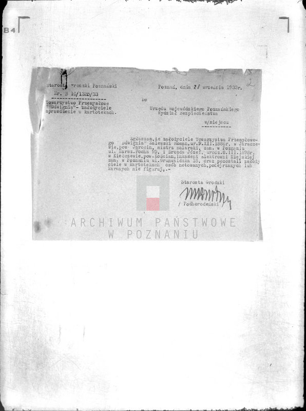 Obraz 7 z jednostki "/Towarzystwo Przemysłowców,,Dźwignia" Poznań św. Łazarz/"