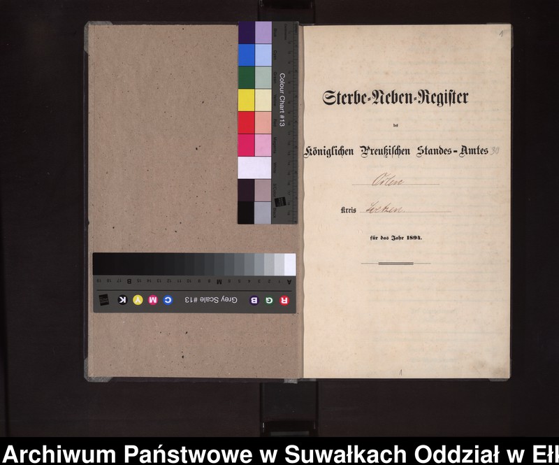 image.from.unit.number "Sterbe-Neben-Register des Königlichen Preussischen Standes-Amtes Orlen Kreis Loetzen"