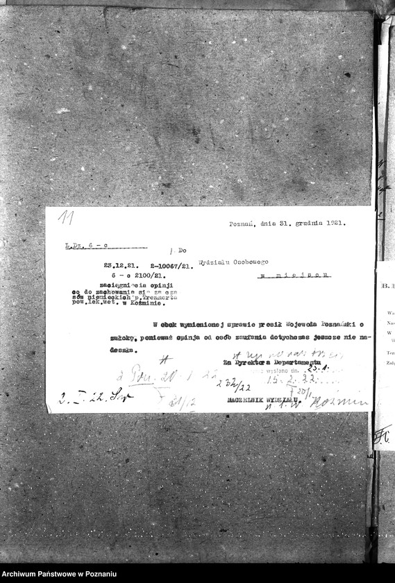 Obraz 15 z jednostki "Pow. lekarz Weterynaryjny Koźmin"