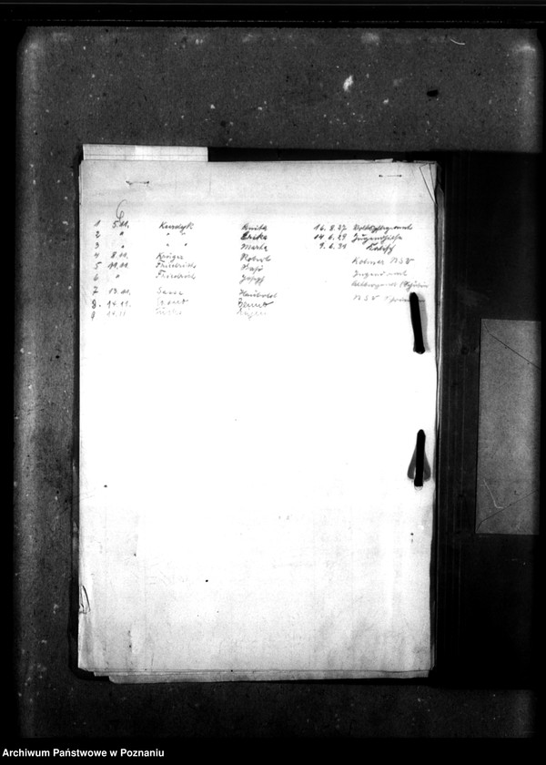 Obraz 12 z jednostki "Monatliche Zu- und Abgänge [Miesięczne zestawienia przybyłych i zwolnionych dzieci]."