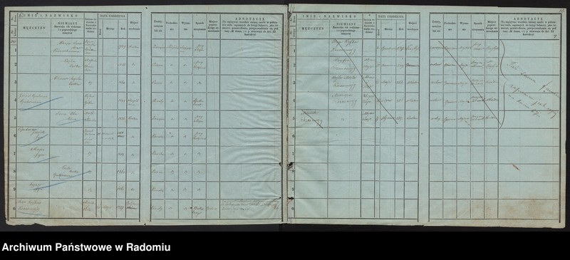 image.from.unit.number "Księga ludności stałej m. Radomia. 341- 366"