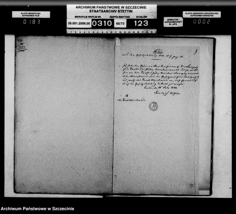 image.from.unit.number "Über die Verwaltung und Ressort-Verhältnisse der königlichen Ministerii der auswärtigen Angelegenheiten und Ernennung des Herrn Minister und Abteilungschefs für dieselbe"