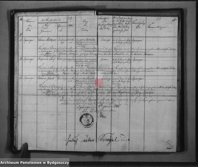 image.from.unit.number "Duplicate der Personen Standes Register der Juden Gemeinde zu Trzemeszno"