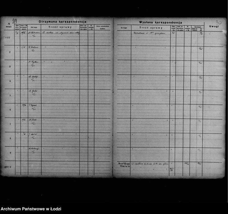 Obraz 20 z jednostki "[Dziennik korespondencyjny]"