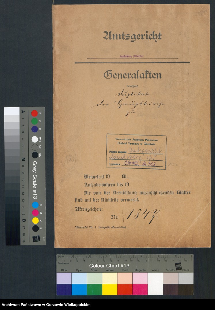 image.from.unit.number "Duplikate der Hauptkirche zu Landsberg an der Warthe (Zawiera księgę chrztów Kościoła Mariackiego (Hauptkirche) z 1848 r. i księgę zgonów Konkordienkirche z 1847 r.)"