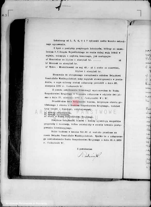 Obraz 12 z jednostki "Evangelisches Vereinhaus,,Herberge zur Heimat" w likwidacji, Obrót w Banku Gospodarstwa Krajowego"