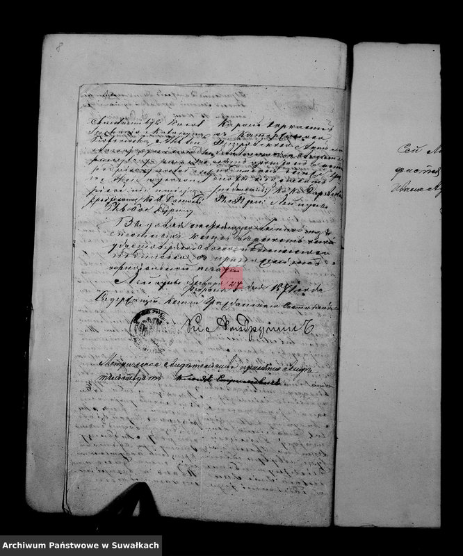 image.from.unit.number "Dokumenty Kasajuščiesja k Aktom Brakosočetavsichsja Prichoda Serejskago Rimsko Katoličeskogo za 1871 god"