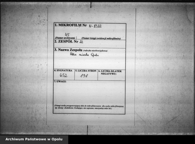 Obraz 2 z jednostki "Acta des Magistrats zu Oppeln betreffend die Besetzung des vacanten Secretair und Registrators Postens. de anno 1828"