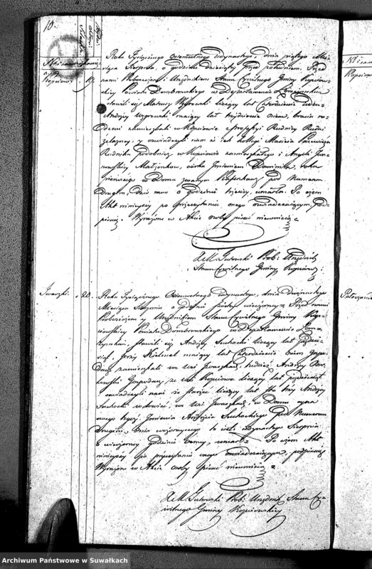 image.from.unit.number "Akta Zeszłych Gminy Kopciowskiey od 1-go Maia 1811 R."