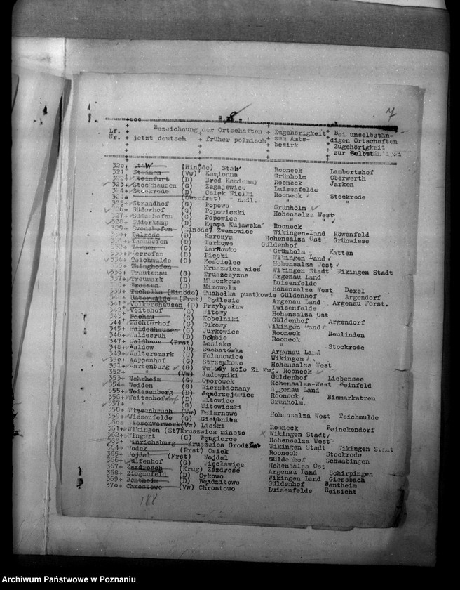 Obraz 12 z jednostki "Ortsnamenverzeichnis des Kreises Hohensalza"