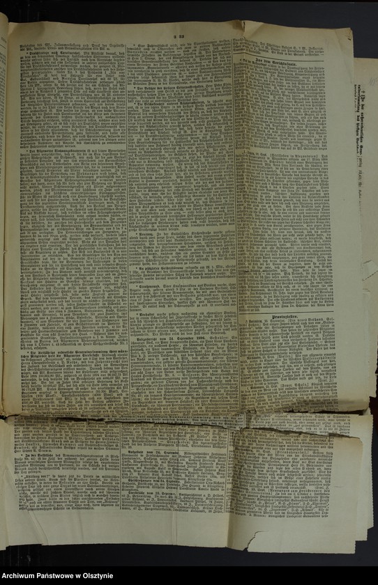 image.from.unit.number "Katholicismus und Polonismus / Nachrichten, Anweisungen, Berichte, 4 Exemplare der "Königsberger Hartungsche Zeitung" von 1896 Jahr und 1 Exemplar der "Osteroder Zeitung" von 1901"