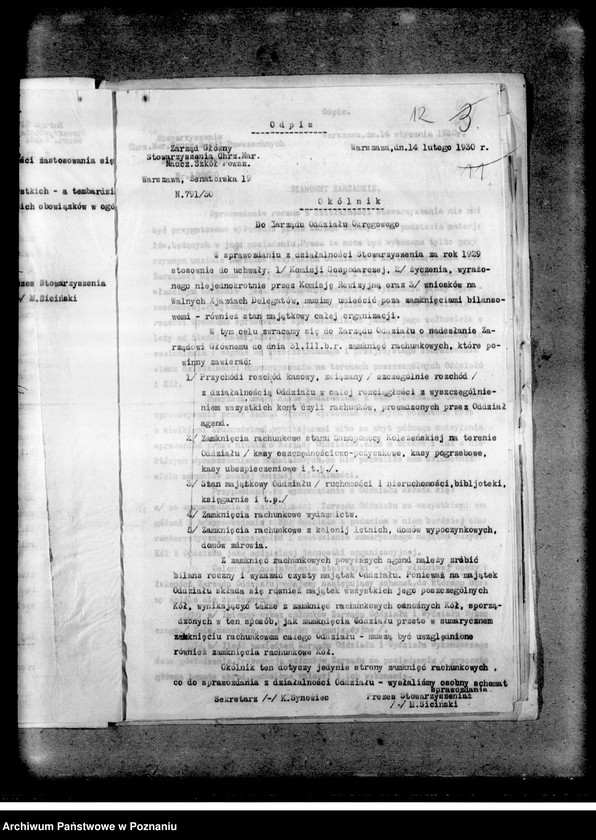 Obraz 16 z jednostki "Korespondencja, okólniki"