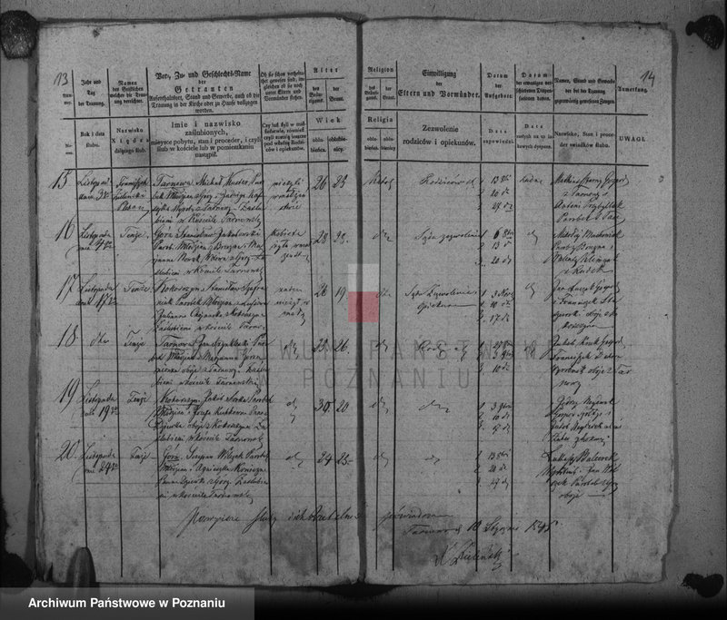 Obraz 12 z jednostki "Duplikat baptisatorum, copulatorum, mortuorum"