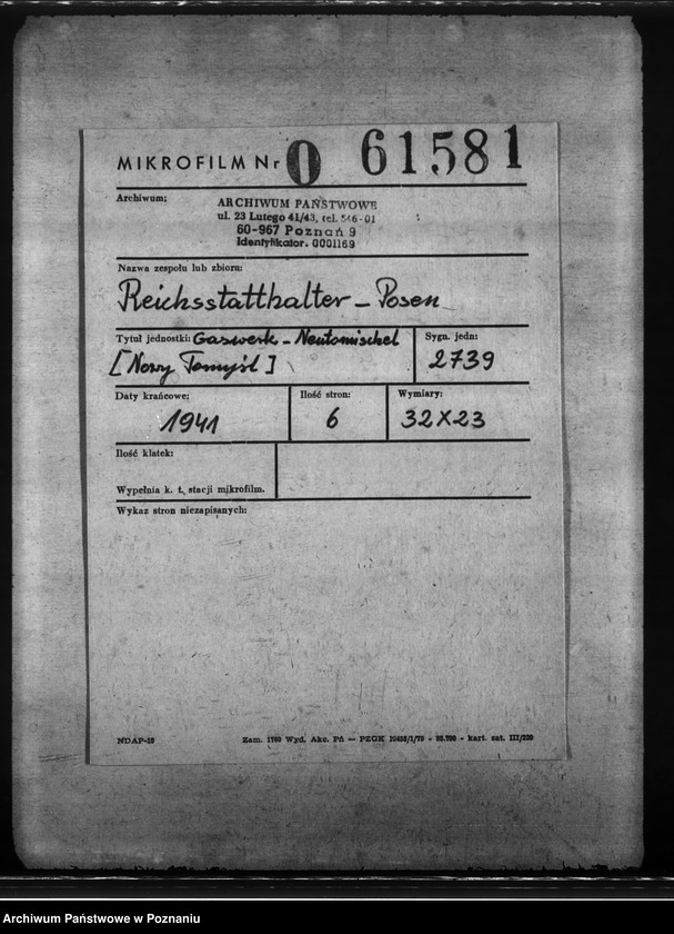 Obraz 2 z jednostki "Gaswerk - Neutomischel (Nowy Tomyśl)"