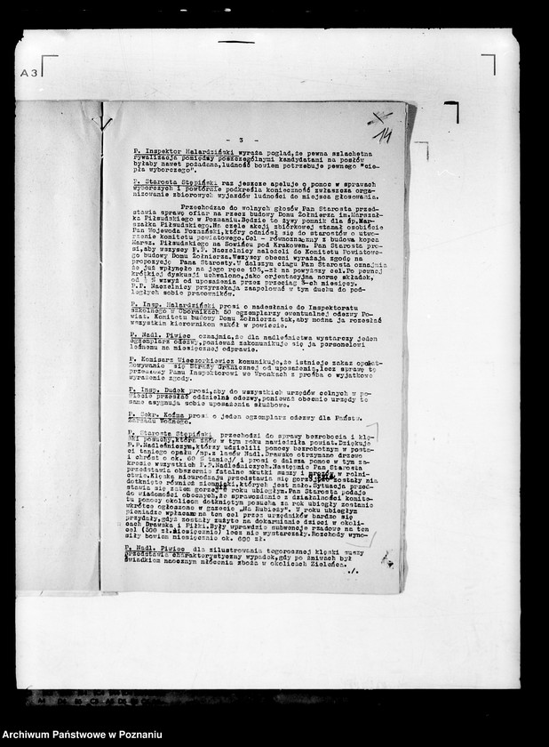 Obraz 18 z jednostki "Protokoły z zebrań periodycznych I instancji /kierowników władz i urzędów niezespolonych z terenu poszczególnych powiatów omawiające ogólną sytuację polityczną i społeczno-gospodarczą"