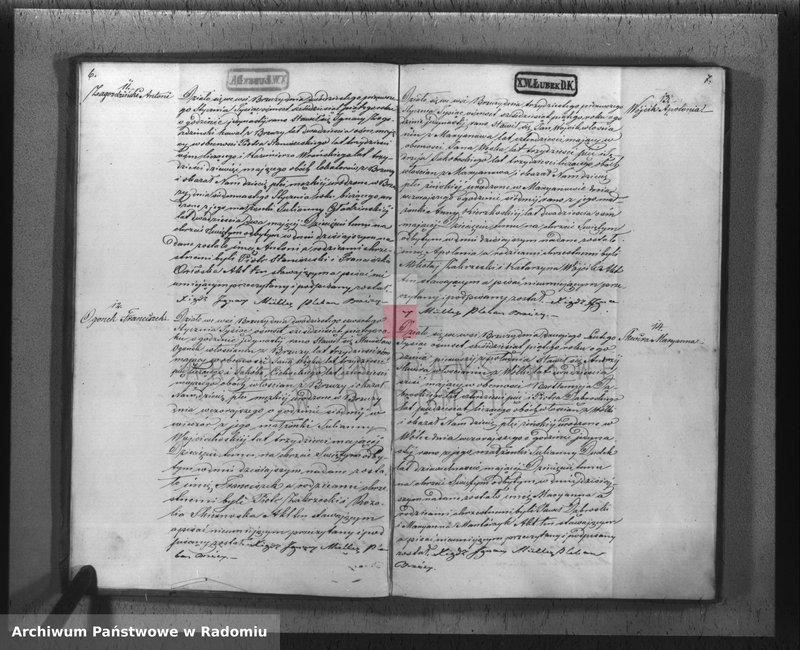 Obraz 6 z jednostki "[Akta stanu cywilnego wyznania rzymskokatolickiego parafii Brzóza 1865]"