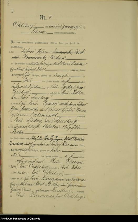 image.from.unit.number "Heiraths-Haupt-Register Nr 1 - 16"