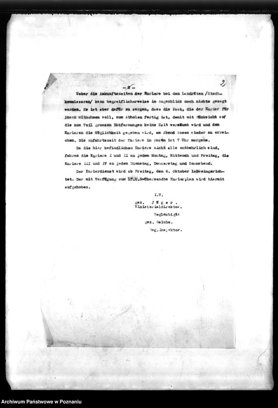 Obraz 6 z jednostki "Podręczna teczka akt dra Kortka, zawierająca informacje o utworzeniu Zentralstelle f.d. Gräber oraz korespondencję w sprawie miejscowych Niemców, zaginionych w 1939 roku"