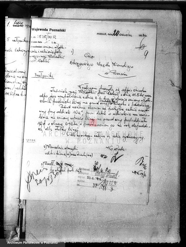 image.from.unit.number "Nadzór nad gospodarką w lasach majętności Kwiatków powiat ostrowski"