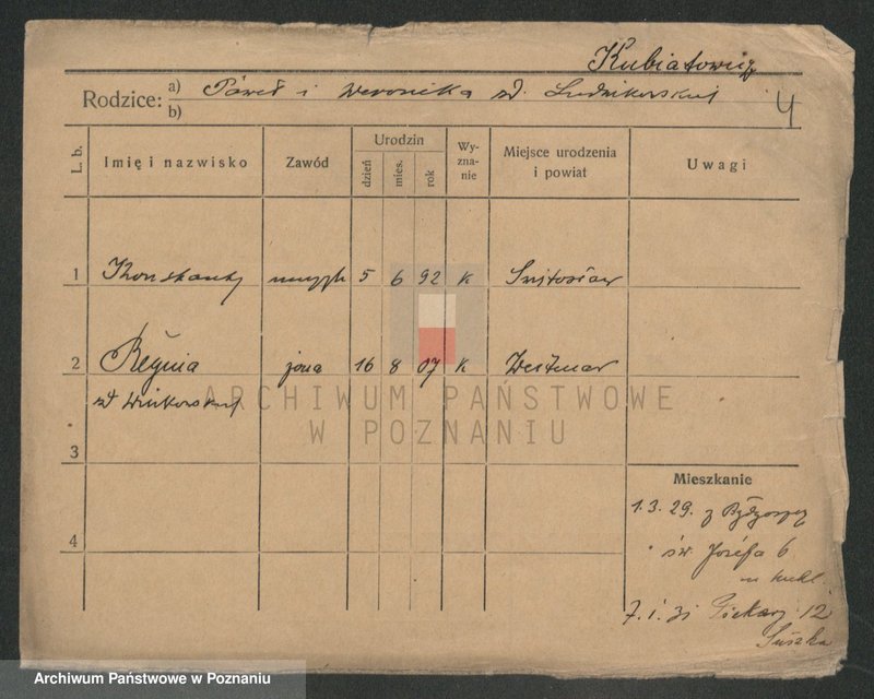 Obraz 4 z jednostki "Kubiarczyk - Kupska"