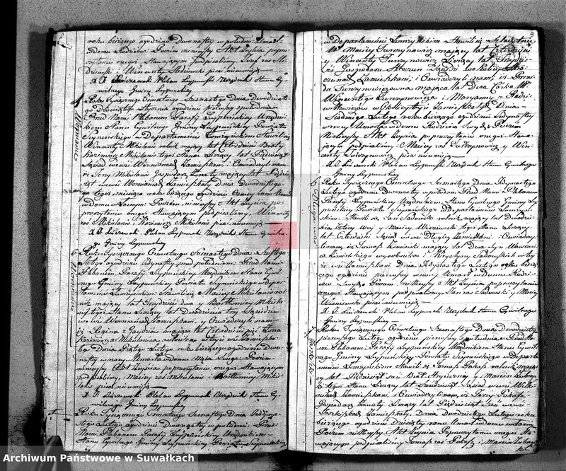 Obraz 4 z jednostki "Księga Aktów Zeyscia Gminy Leypuńskiej Od 1 go Stycznia 1816 Ru"