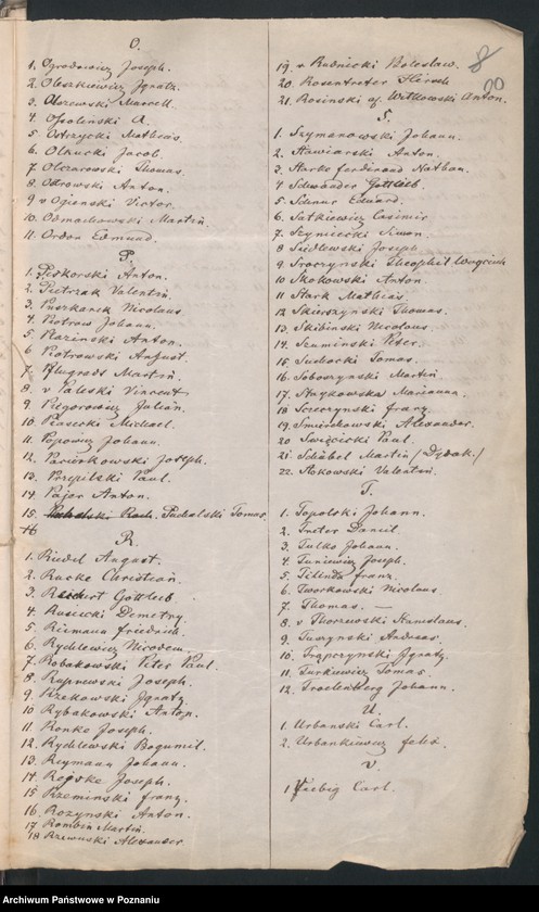 Obraz 15 z jednostki "A. betr. die Komplettierung der Personal-Akten der polnischen Überläufer mit denen der Landrats-Ämter der Provinz"