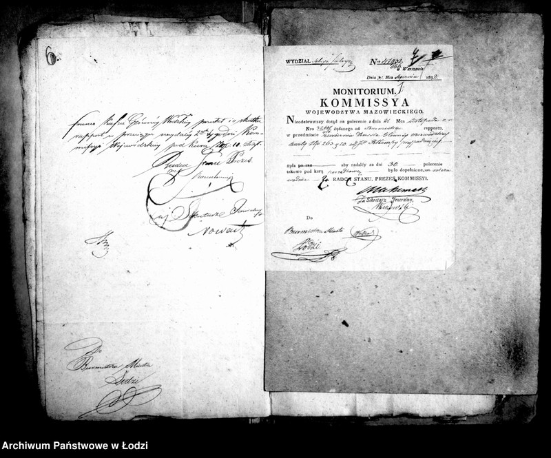 Obraz 9 z jednostki "Akta ławnika czynnego osady fabrycznej Łódka tyczące się zakładu fabrykanta pana Potempy "