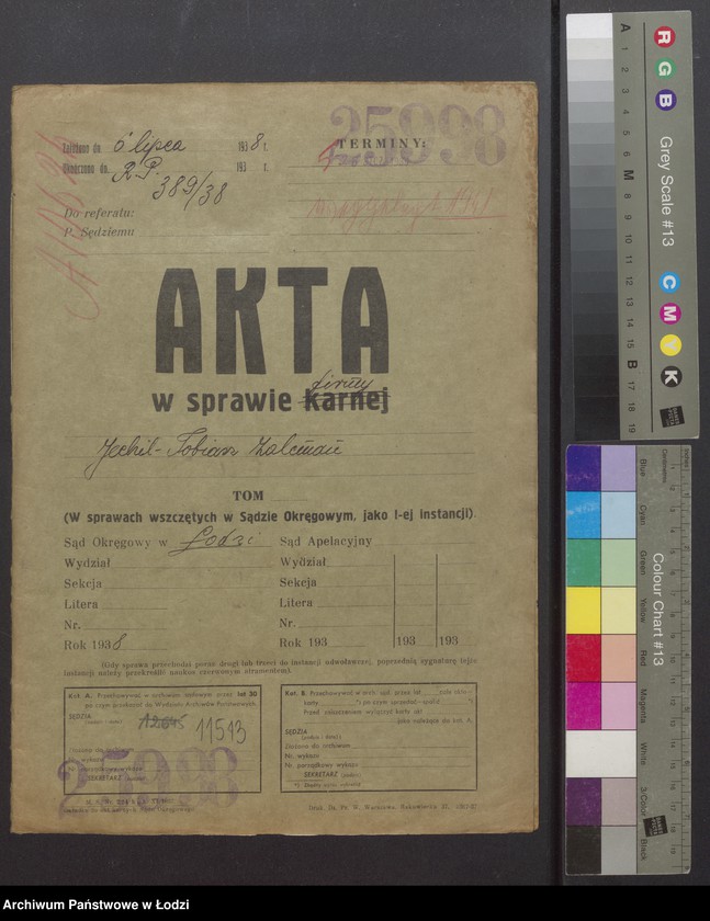 Obraz 2 z jednostki "Jechiel Tobiasz Zalcman – sprzedaż skór"