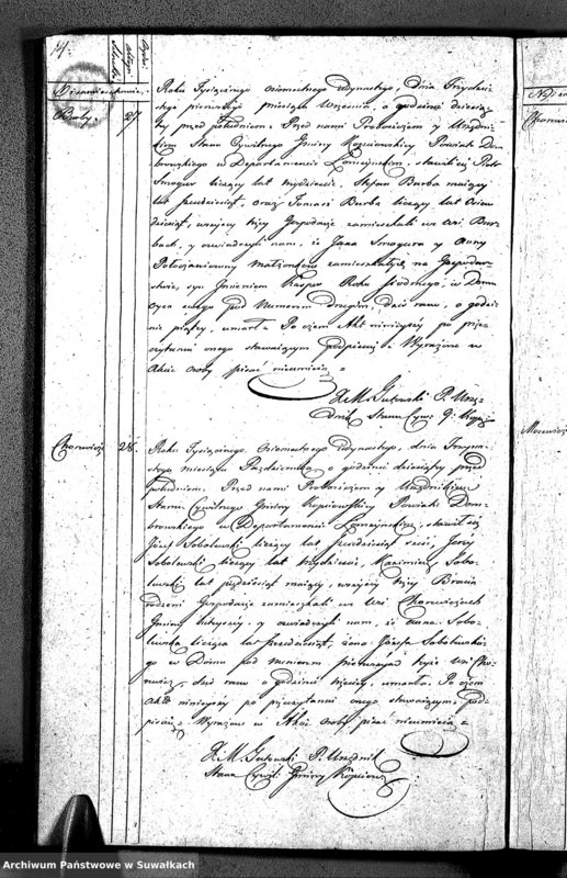 image.from.unit.number "Akta Zeszłych Gminy Kopciowskiey od 1-go Maia 1811 R."