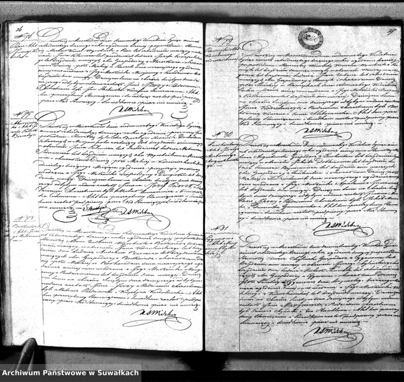 image.from.unit.number "Księga Duplikat Aktów Urodzonych Zmarłych i Zaślubionych Sporządzona na Rok 1842-ci Parafii Mirosławskiey"