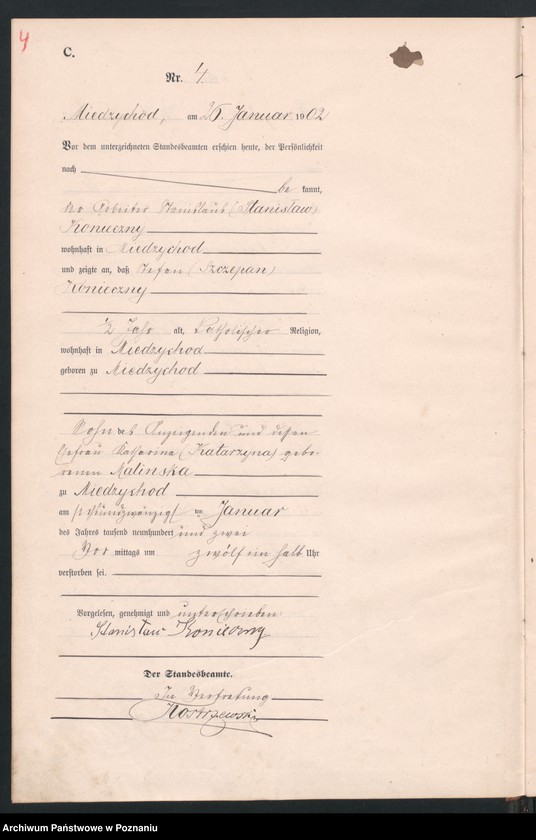 Obraz 7 z jednostki "Sterbe-Haupt-Register"
