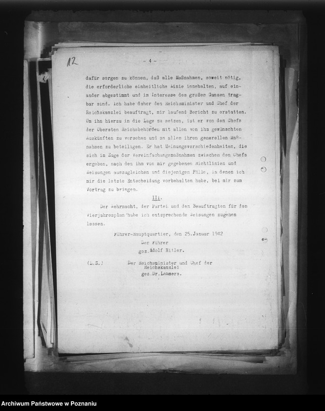 Obraz 16 z jednostki "Zarządzenia w sprawie uproszczenia administracji"