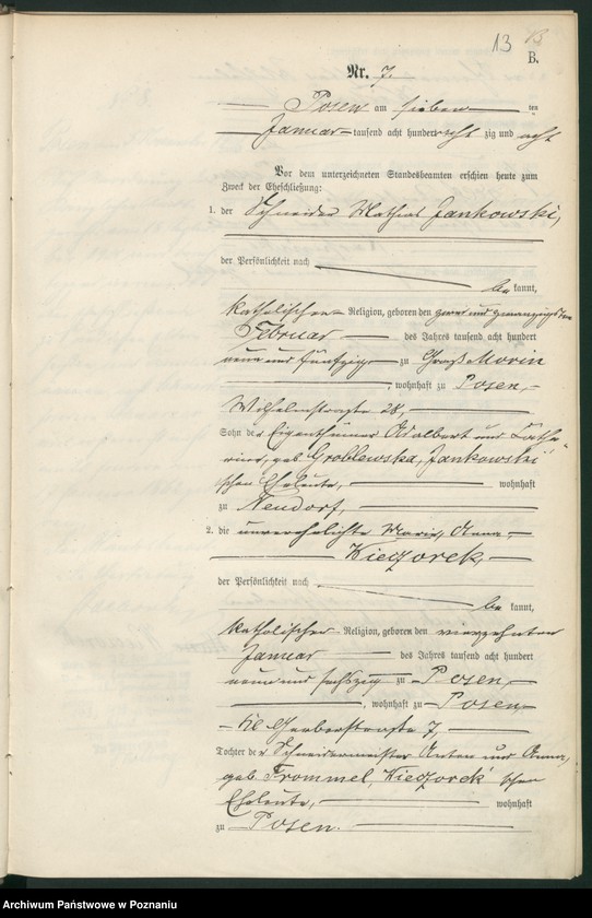 Obraz 16 z jednostki "Księga małżeństw t. I"