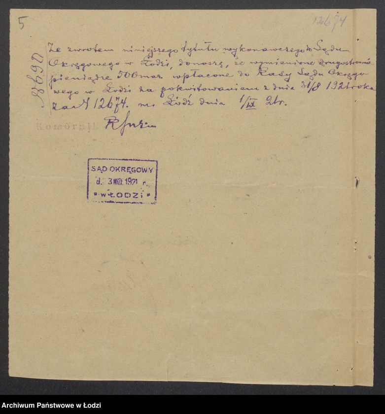 Obraz 7 z jednostki "„Jakor – M. Drewnowski, S. Nowicki, S. Weinberg” – Biuro ekspedycyjno-transportowe spółka komandytowa"