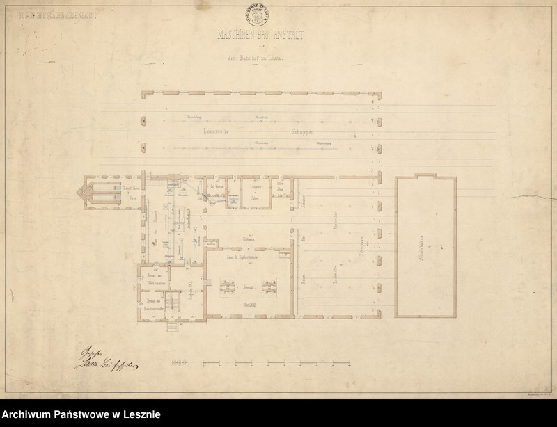 Obraz 6 z jednostki "Leszno miasto. Dokumentacja projektowa - dworzec kolejowy."