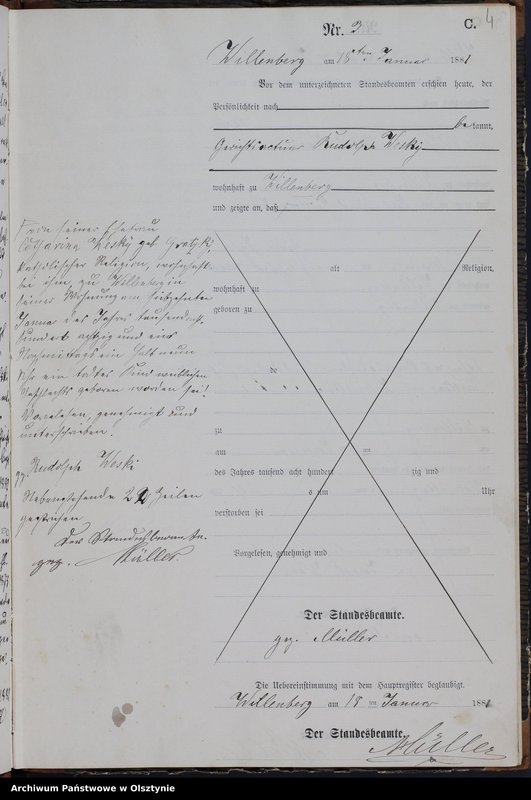 image.from.unit.number "Sterbe-Neben-Register Nr 1 - 98"