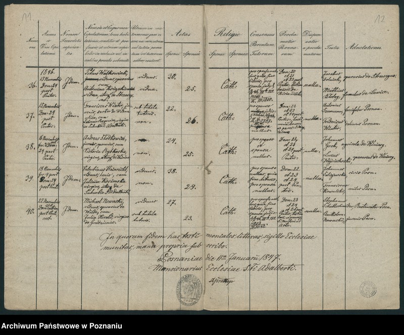 Obraz 8 z jednostki "Księga małżeństw"