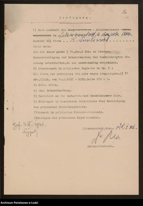 Obraz 18 z jednostki "Józef Śmigłowski- skład artykułów technicznych i agentura"