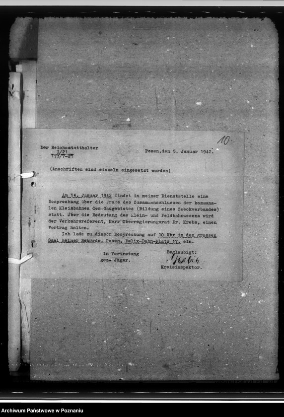 Obraz 14 z jednostki "Zweckverband "Gaubahnen Wartheland" Band II"